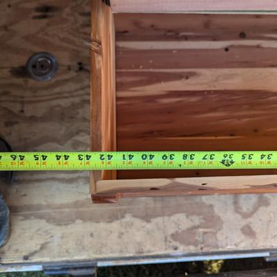 Cedar Chest 45" wide x 20" Deep 19" tall