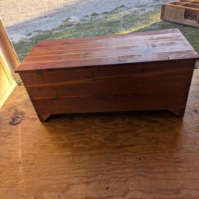 Cedar Chest 45" wide x 20" Deep 19" tall