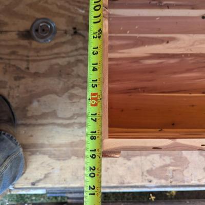 Cedar Chest 45" wide x 20" Deep 19" tall