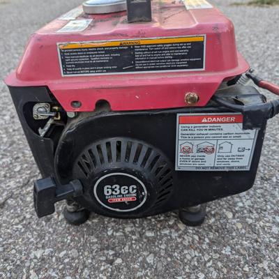Small Gas Generator 2 HP 800 to 900 watts (read descr)
