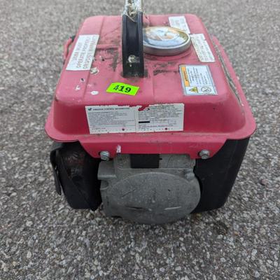 Small Gas Generator 2 HP 800 to 900 watts (read descr)