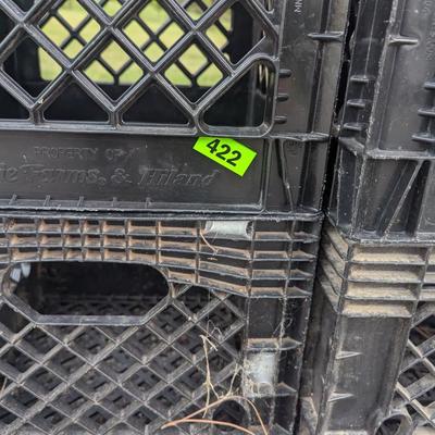 Plastic Milk crates- lot of 5
