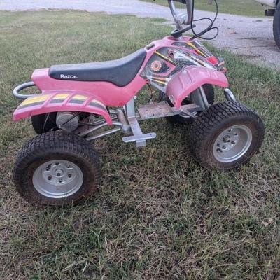 childs battery operated 4 wheeler- not running- no battery no charger