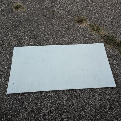 Plastic Budweiser Beer sign 20" x 40"