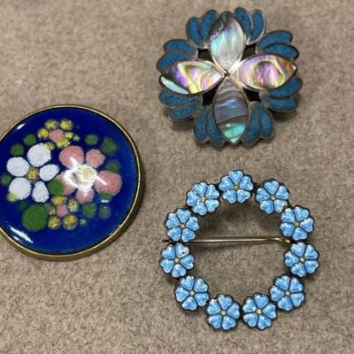 3 small blue pins; 1 is from Holland