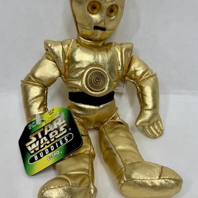 Vintage Star Wars Buddies C-3PO NWT Beanie Bady
