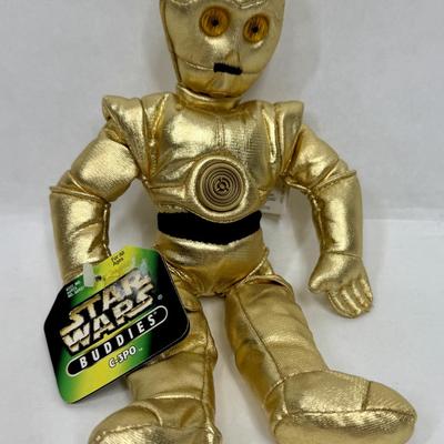 Vintage Star Wars Buddies C-3PO NWT Beanie Bady