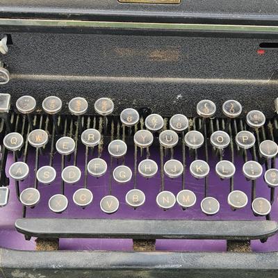 Sale Photo Thumbnail #59: Rare 1940's Royal Magic Control Typewriter Vintage Antique WWII Era

Will receive item as is.