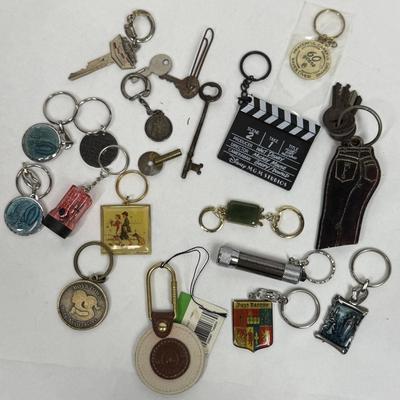 Sale Photo Thumbnail #152: Many different styles of keys and key fobs.  See photos for what's included.
