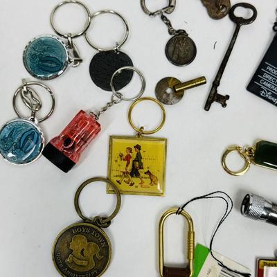 Sale Photo Thumbnail #153: Many different styles of keys and key fobs.  See photos for what's included.