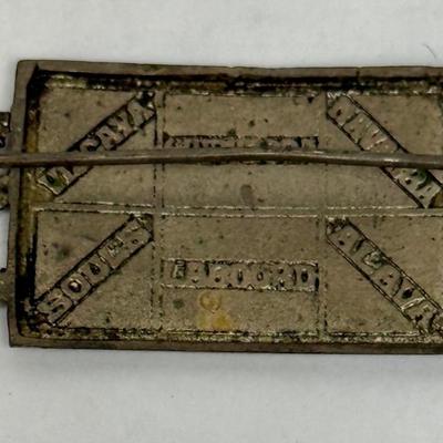 Vintage Brooch Pin with Heraldic Symbols