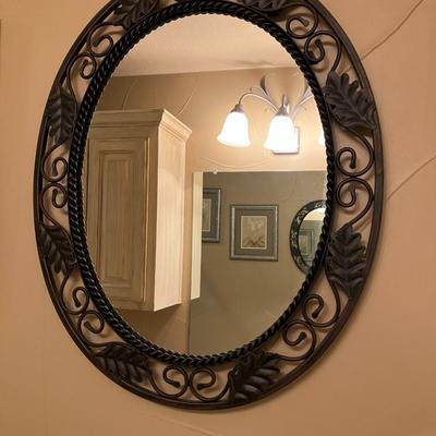 Oval mirror