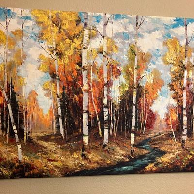Birch tree canvas print #1