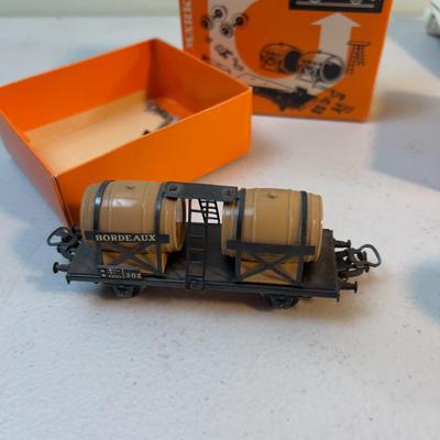 (2) Vintage GERMAN H O Scale Train Cars MARKLIN in Original Boxes Built