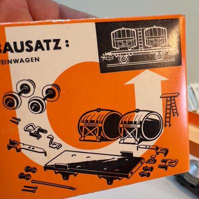 (2) Vintage GERMAN H O Scale Train Cars MARKLIN in Original Boxes Built
