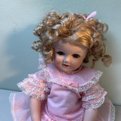 (2) 24" Porcelain Dolls; Shirley and Victorian 