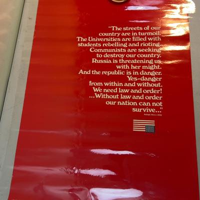 The Streets of Our Country are in Turmoil ! 1970 Poster  by Adolf Hitler OMG!!!!!!!!!!!!!! 