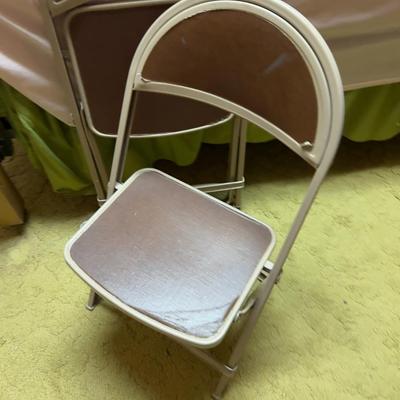 Child Size Folding Chairs (2) 