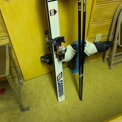 The Entire Ski Situation; K2 Skis & Solomon Bindings, Poles Scott, Boots Scott 