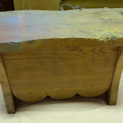 Step Stool with a Hidy Box 