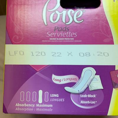 Case of POISE 126 ct. NEW! 