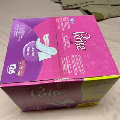Case of POISE 126 ct. NEW! 