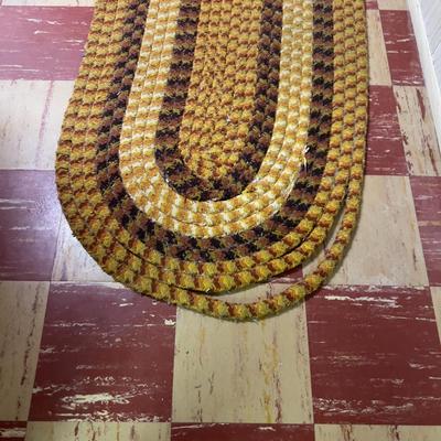 Braided Rug - Brown 