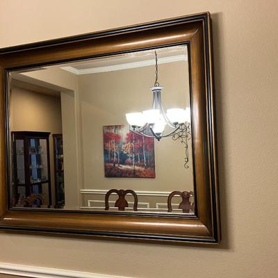 Oversized wall mirror