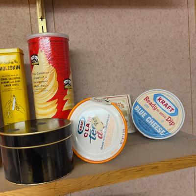 Collection of Empty Product Tins 