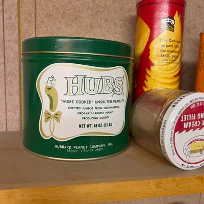 Collection of Empty Product Tins 