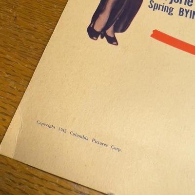 Poster with top snipped off? 