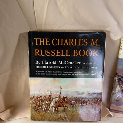 6 Books of AMERICA WEST; Including Charles Russel 