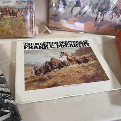 6 Books of AMERICA WEST; Including Charles Russel 