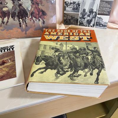 6 Books of AMERICA WEST; Including Charles Russel 