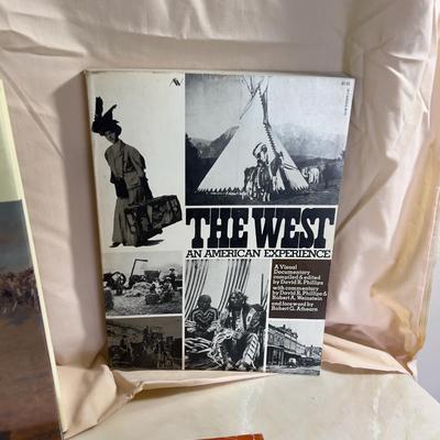 6 Books of AMERICA WEST; Including Charles Russel 
