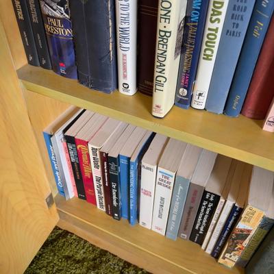 (2) Full Shelves of History, Science, Information 