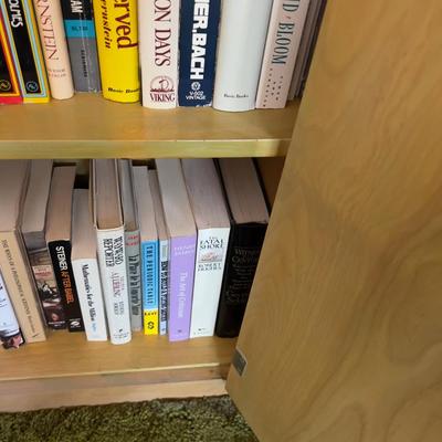 (2) Full Shelves of History, Science, Information 