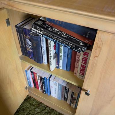 (2) Full Shelves of History, Science, Information 