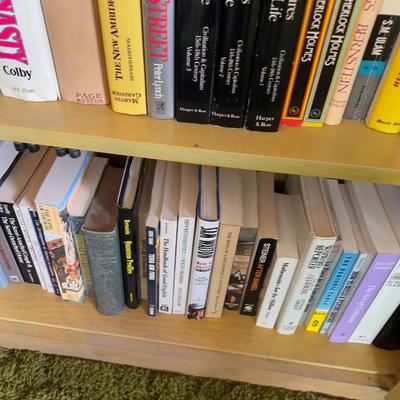 (2) Full Shelves of History, Science, Information 