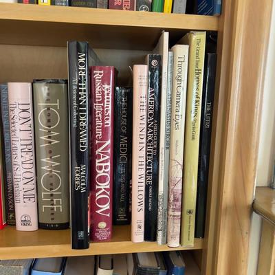 (4) Full Shelves of History, Science, Information Reference