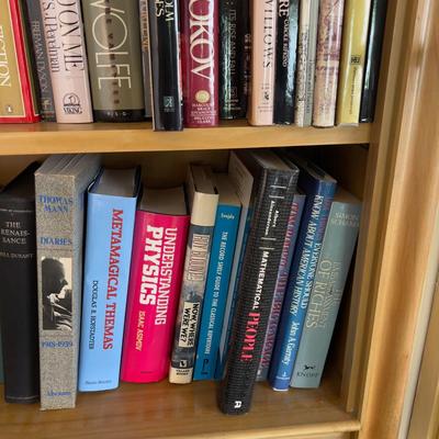 (4) Full Shelves of History, Science, Information Reference