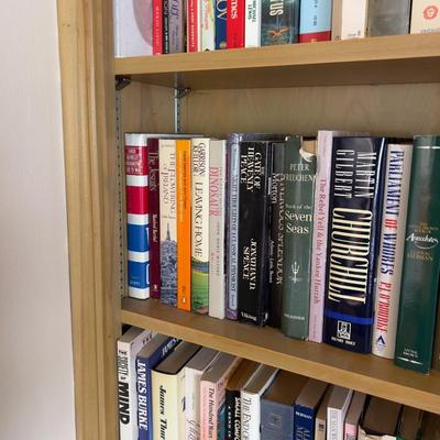 (4) Full Shelves of History, Science, Information Reference