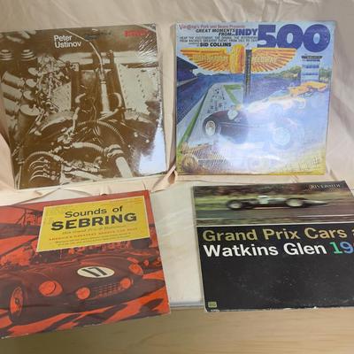 (4) Automobile  Race Albums - Very Interesting! 