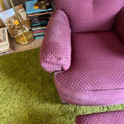 Arm Chair with an Ottoman 