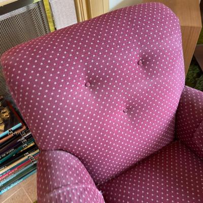 Arm Chair with an Ottoman 