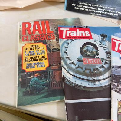 Lot of TRAIN Books (7) 