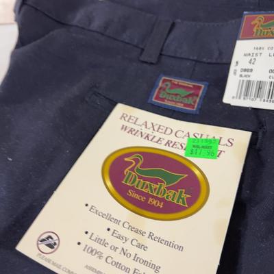 2 Pair of NEW 42 X 32 DUXBAK Chino Pants for men