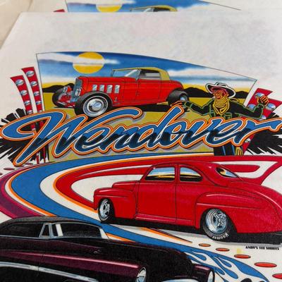 5 Screen Printed on Felt Wendover Graphic Car Show at the STATELINE 