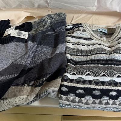 2 Men's Sweaters XXL Circa 1990
