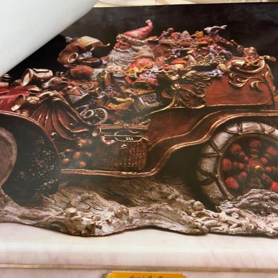 (5) Stanley Wanless, Posters of his Sculptures, Automotive style. 